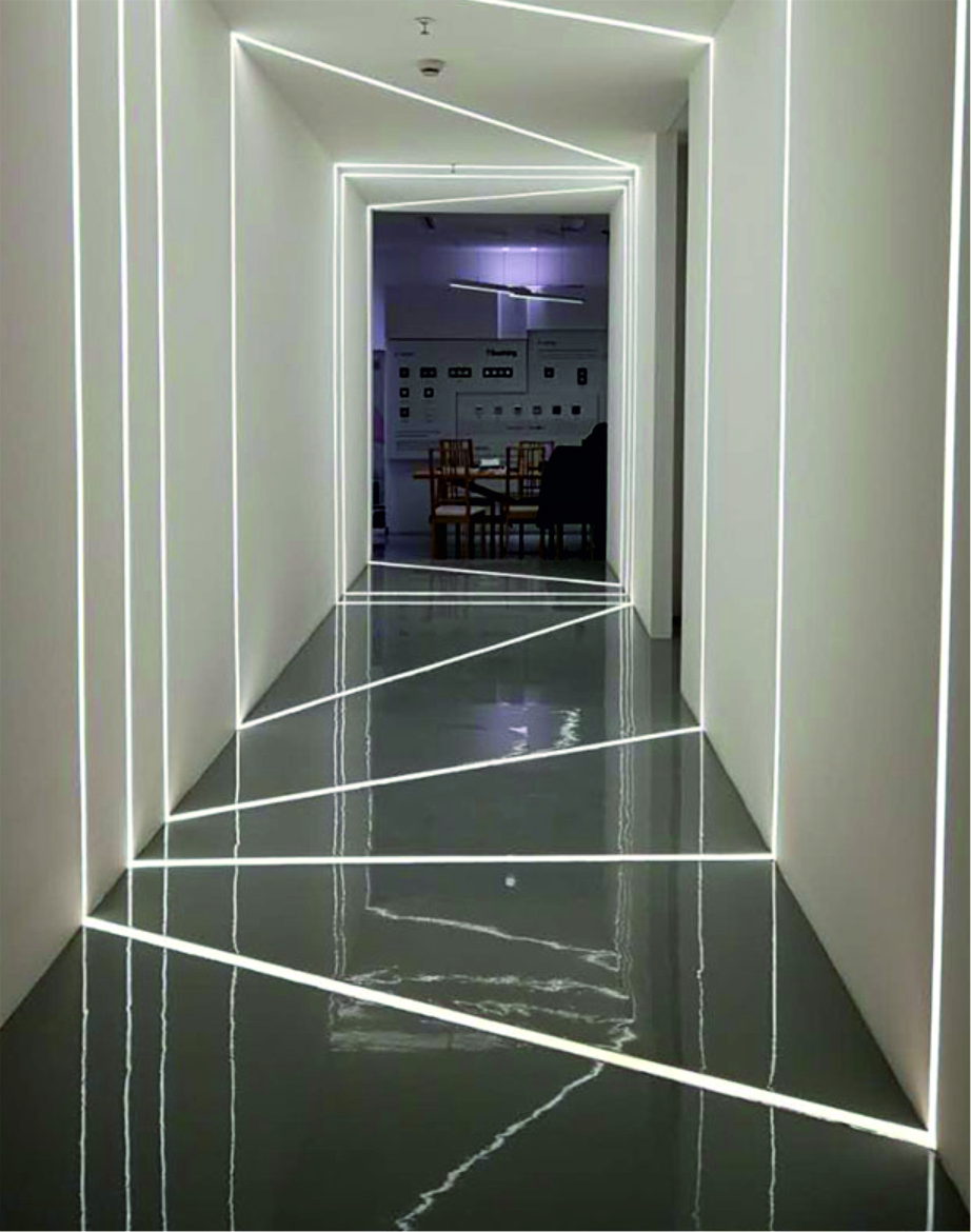 Профиль Juliano LED Tile Trim ALE807 Aluminium (3000мм) - Фото интерьеров №3