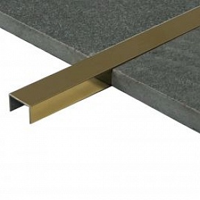 Профиль Juliano Tile Trim SUP15-2S-10H Gold полированный (2440мм)