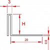 Профиль Juliano Tile Trim SB018-1S-12H Silver (2700mm)#2